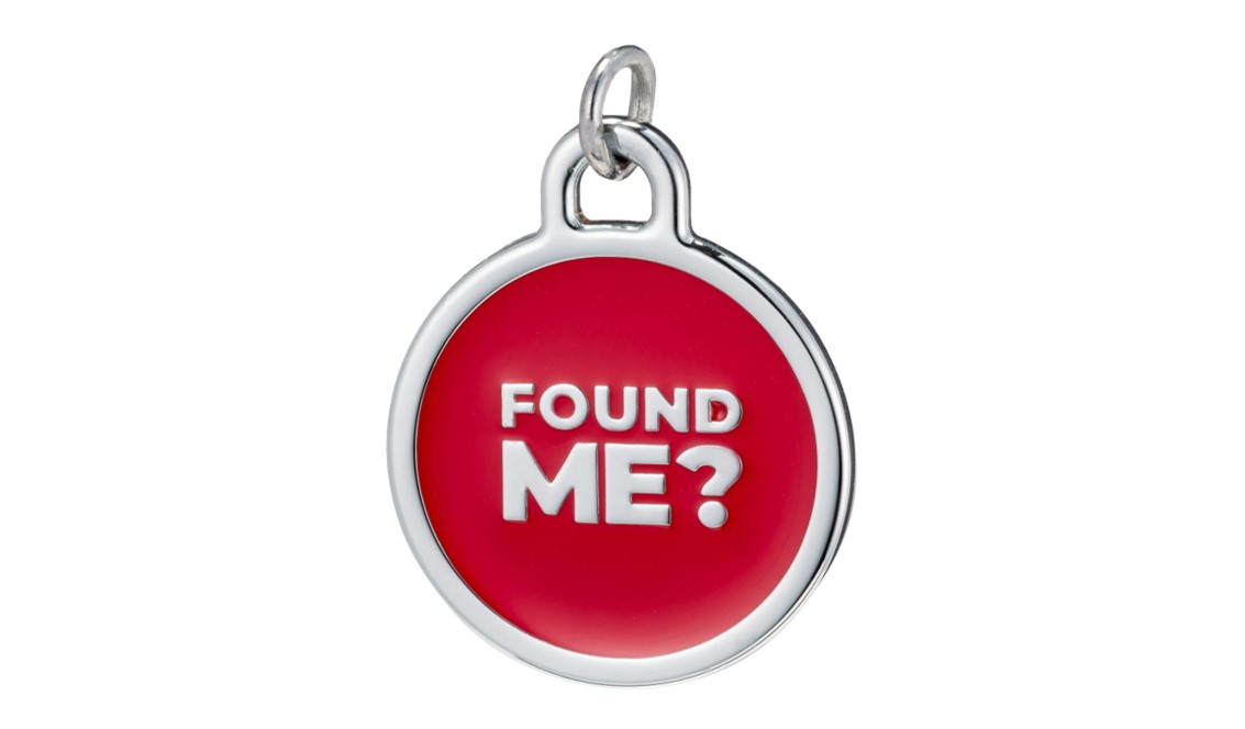 Red Found me tag