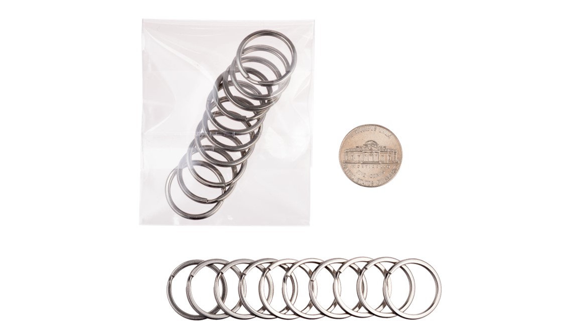 16mm ID split ring (flat wire tip)