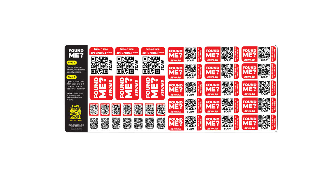 Red label variety pack - 32 labels